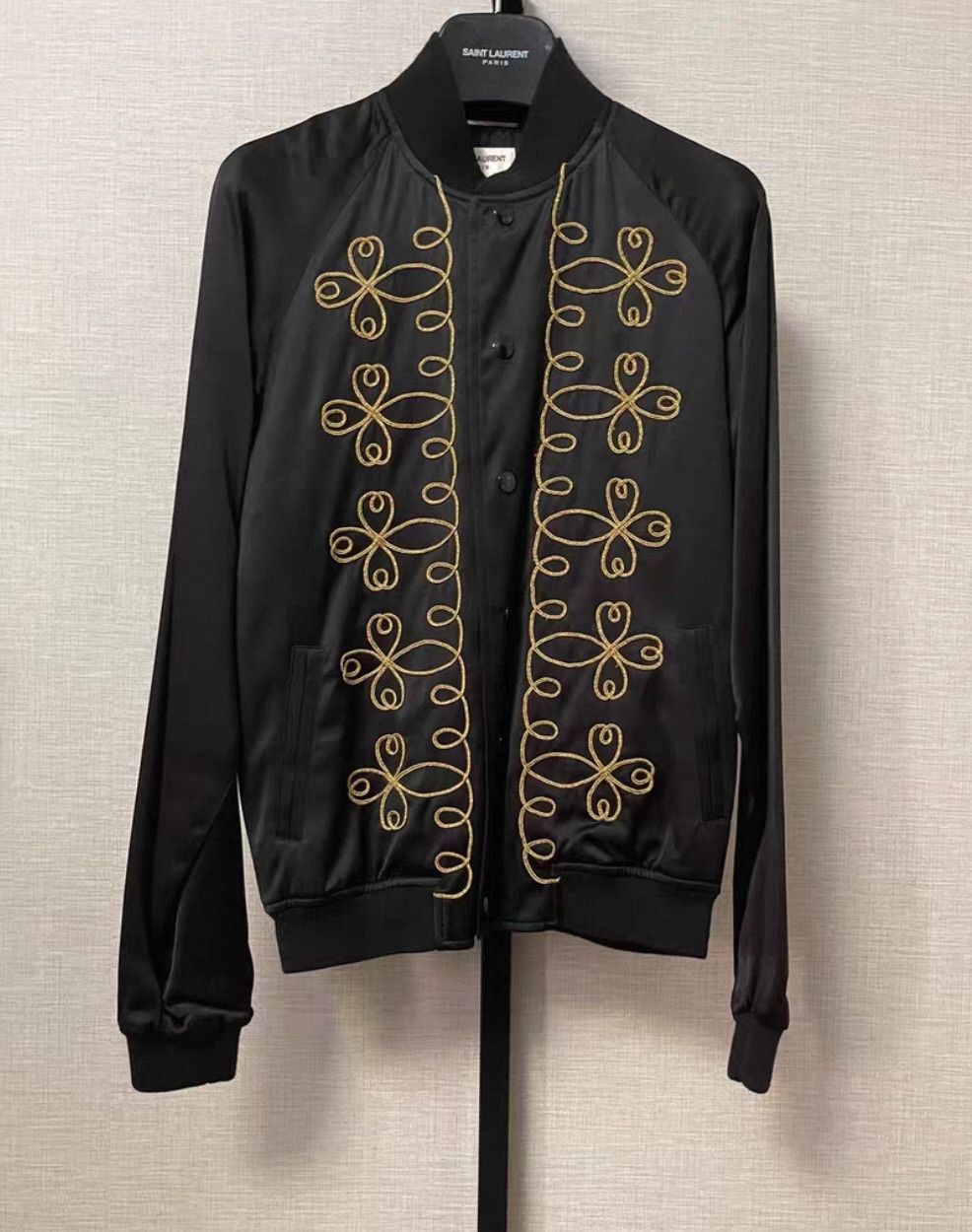Yves Saint Laurent Saint Laurent SLP 15SS Silk Bomber Jacket. Size US S / EU 44-46 / 1 - 1 Thumbnail