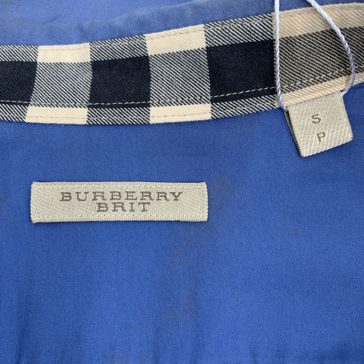 Burberry Burberry Blue Knight Embroidered Long Sleeve Shirt K26WX Size US S / EU 44-46 / 1 - 6 Thumbnail