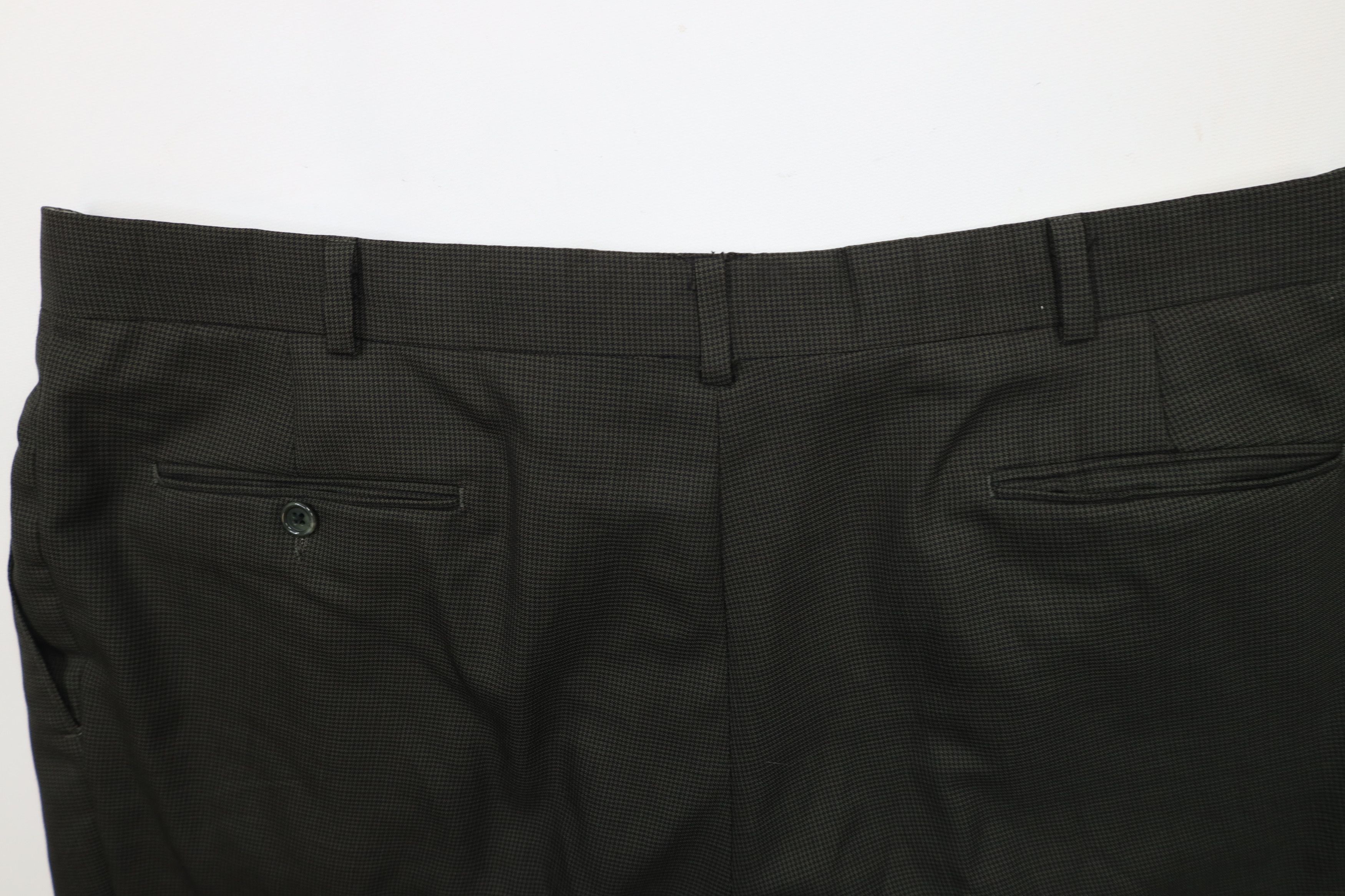 Vintage Vintage 90s Streetwear Houndstooth Wide Leg Chino Pants Size US 38 / EU 54 - 13 Thumbnail