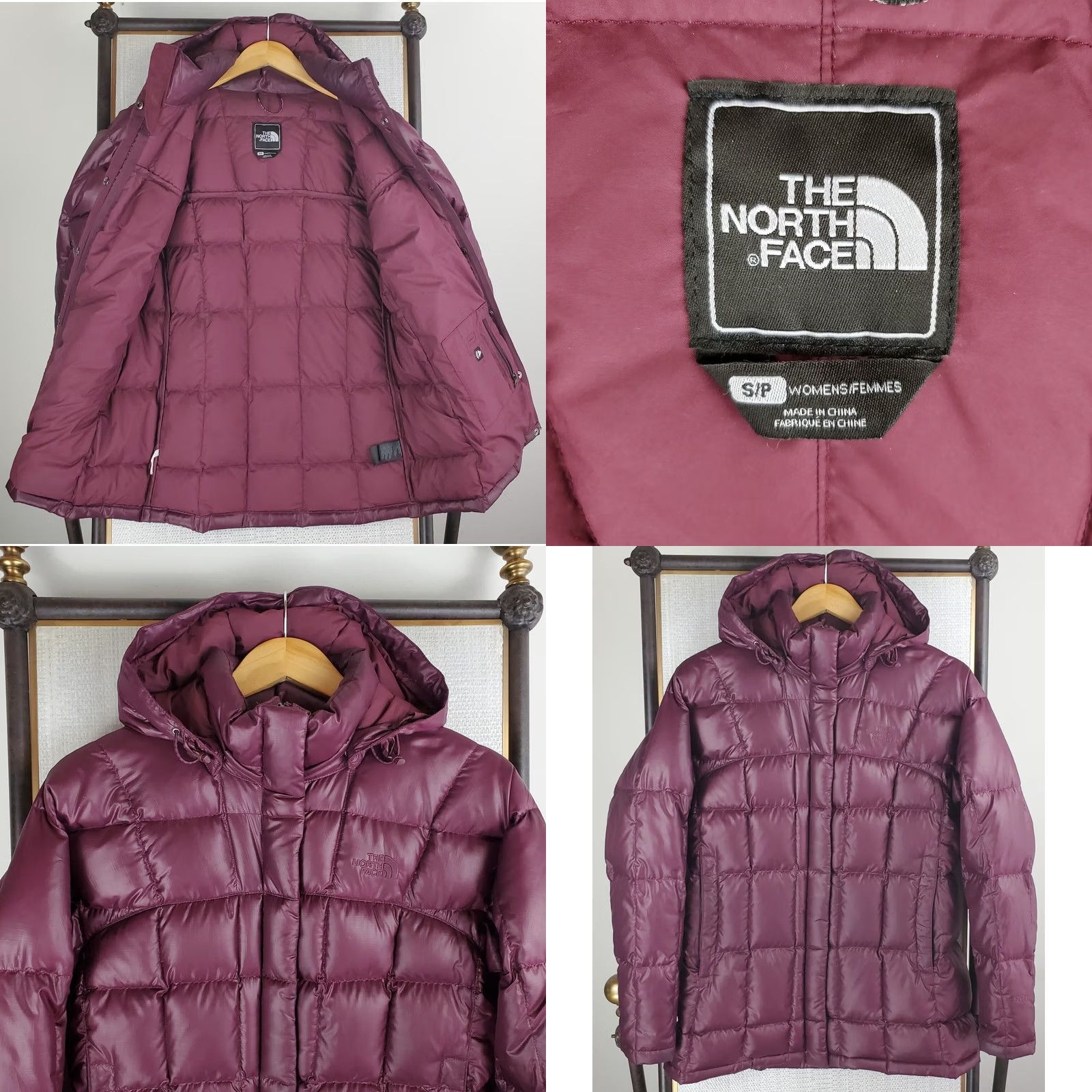 The North Face VINTAGE The North Face Jacket Womens S Purple VTG Size Goose Down Hooded Coat Size S / US 4 / IT 40 - 9 Thumbnail