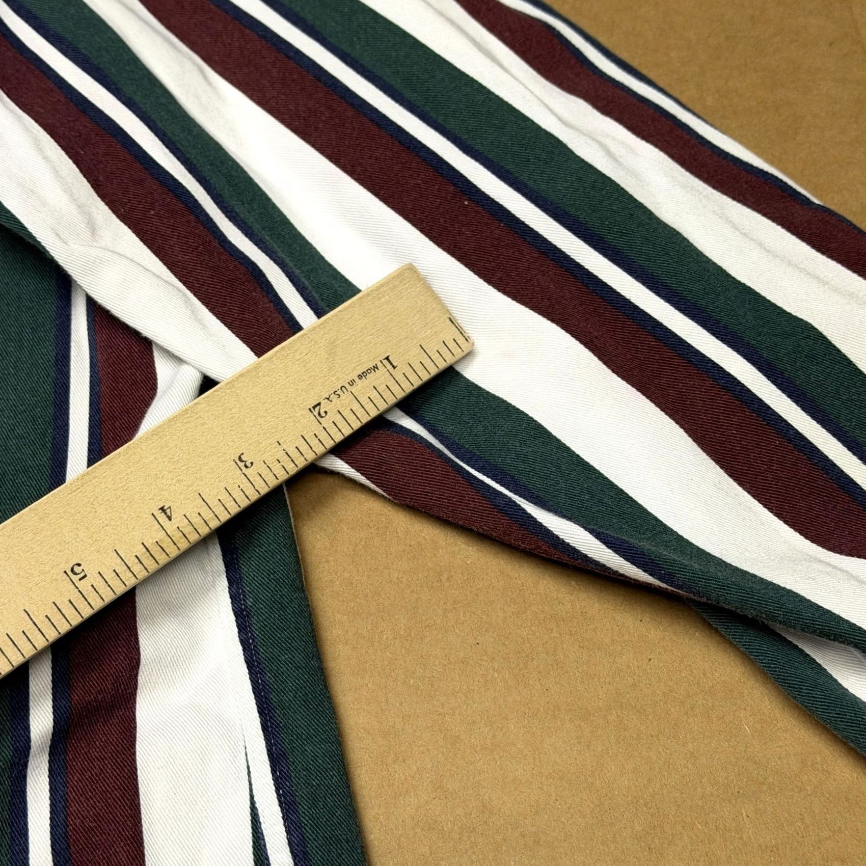 Roundtree & Yorke VINTAGE Roundtree & Yorke Shirt Mens XL Striped Long Sleeve Hong Kong 90s Size US XL / EU 56 / 4 - 7 Thumbnail