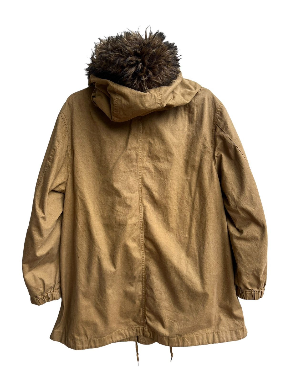 Issey Miyake Mercibeaucoup Hoodie Faux Fur Parka Jacket Coat Size US L / EU 52-54 / 3 - 2 Thumbnail