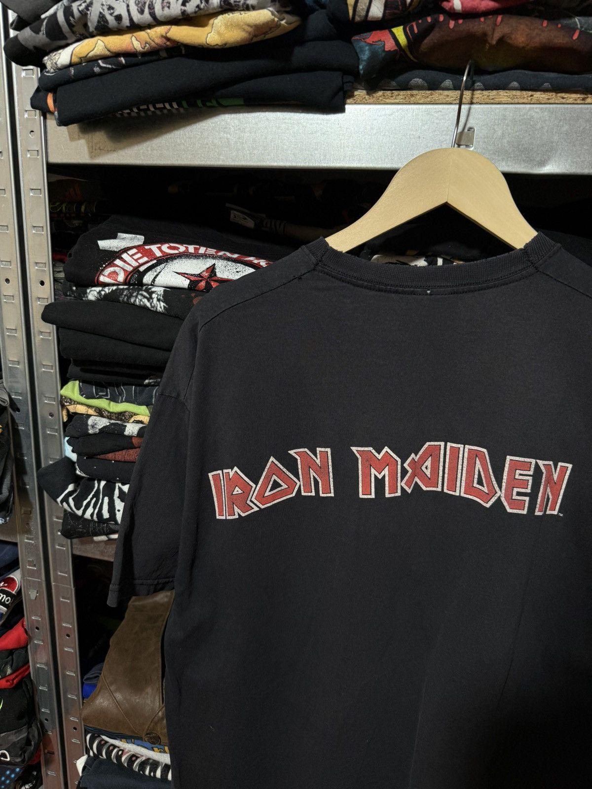 Band Tees Vintage 1999 Iron Maiden Don’t Walk Rock Band T-Shirt Y2K Size US XL / EU 56 / 4 - 4 Thumbnail
