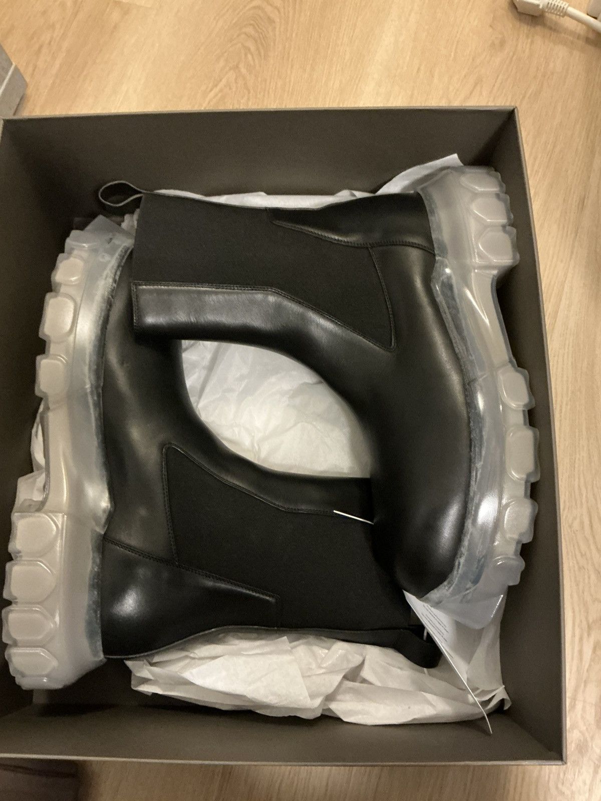 Rick Owens Black Beatle Bozo Tractor Boots Size US 12 / EU 45 - 1 Thumbnail