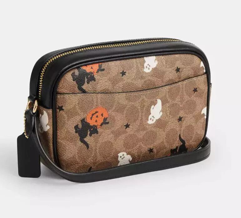 Coach Mini Jamie Camera Bag cw432 In Signature Canvas Halloween Size ONE SIZE - 12 Thumbnail
