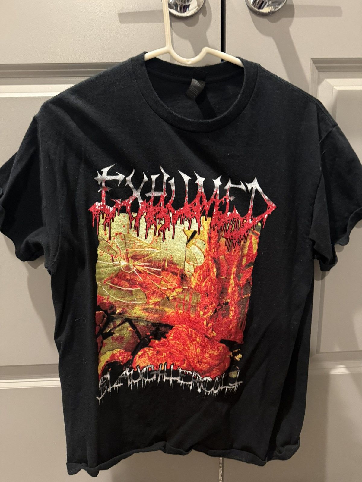 Band Tees Fat tub of lard exhumed slaughtercult Size US M / EU 48-50 / 2 - 1 Thumbnail