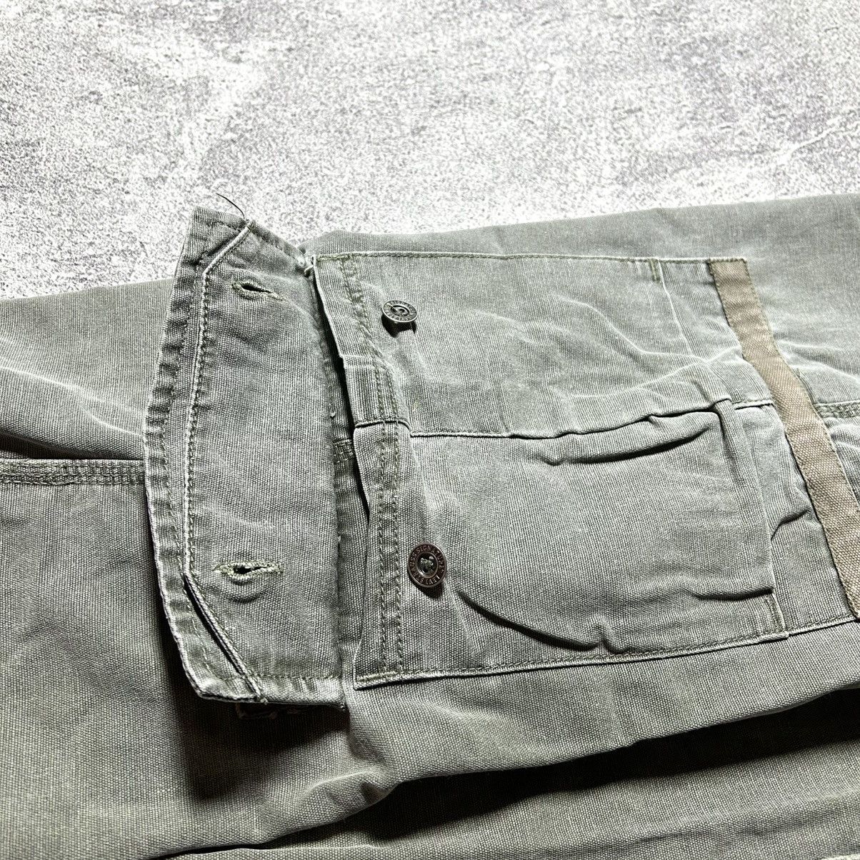 Levi's 90s Levis Multipocket Cargo Canvas Olive Green Size US 34 / EU 50 - 14 Thumbnail
