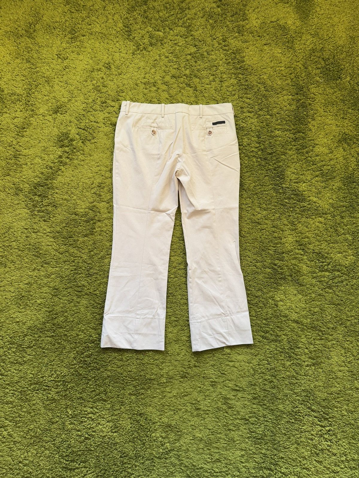 Prada Prada luxury minimalist beige pants Size 30" / US 8 / IT 44 - 2 Thumbnail