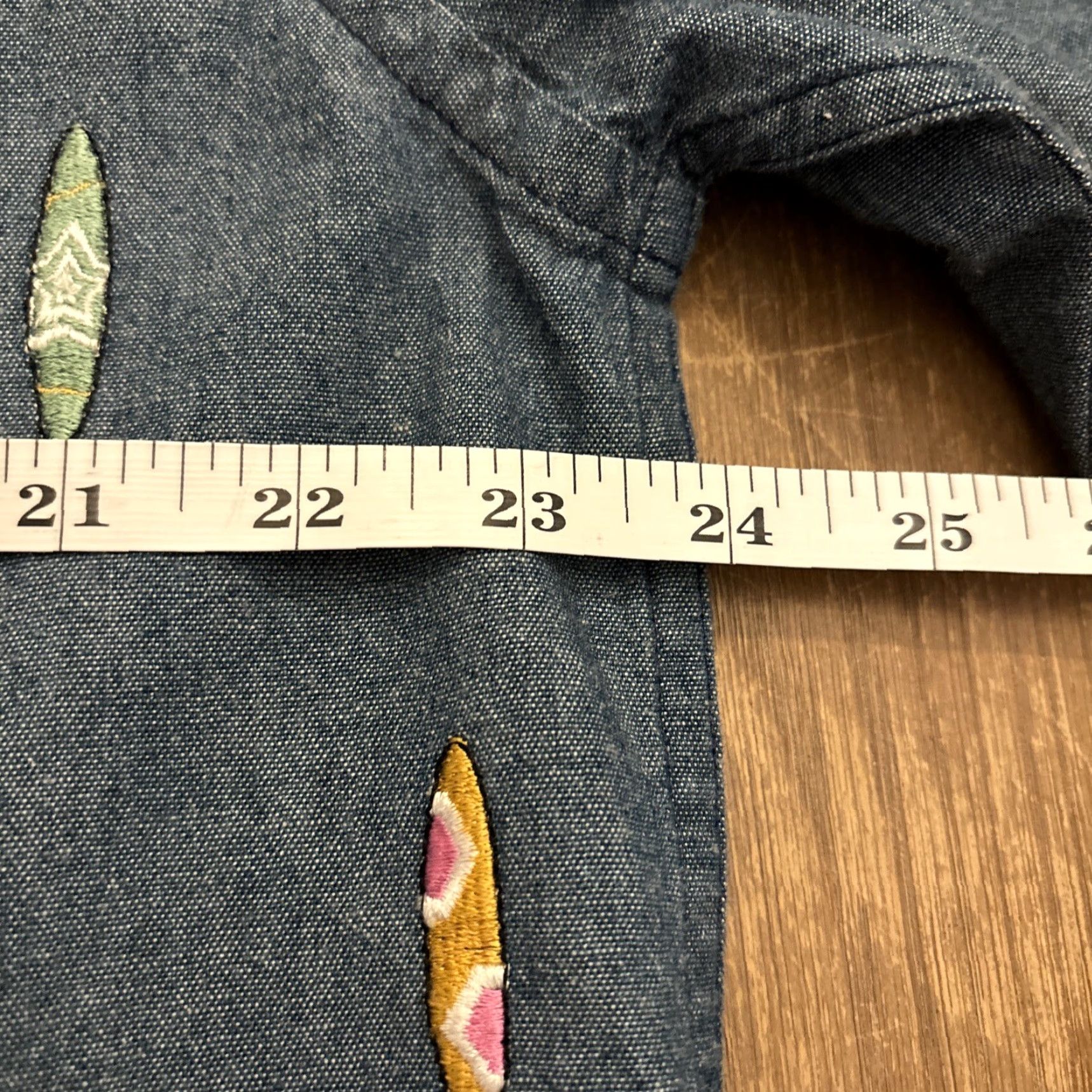 Robert Graham VINTAGE Robert Graham Denim Chambray Button-Up Shirt Adult Mens M Blue NWT Size US M / EU 48-50 / 2 - 6 Thumbnail
