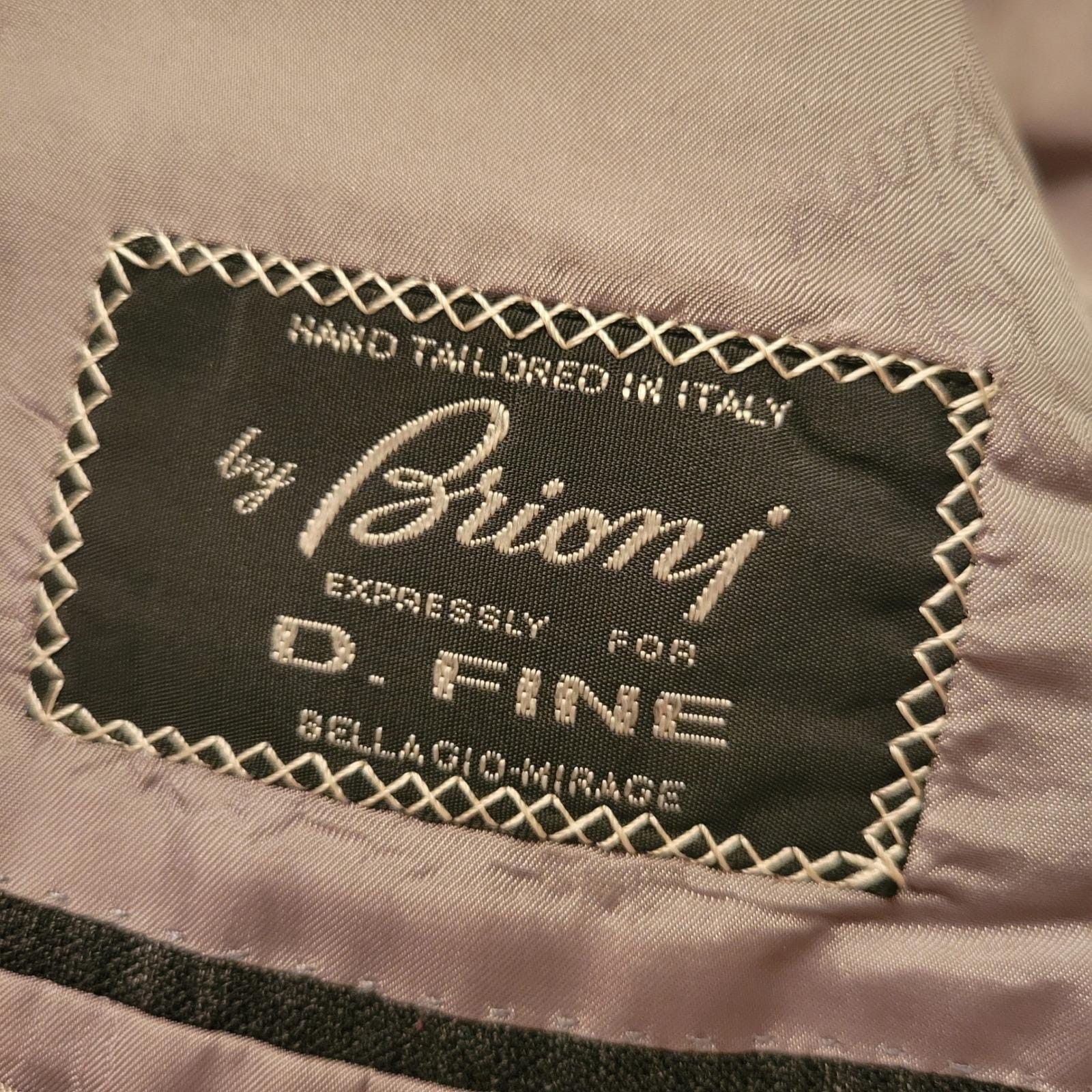Brioni Brioni 44R Blazer Grey Windowpane Plaid Wool AUGUSTO Preppy Size 44R - 4 Thumbnail