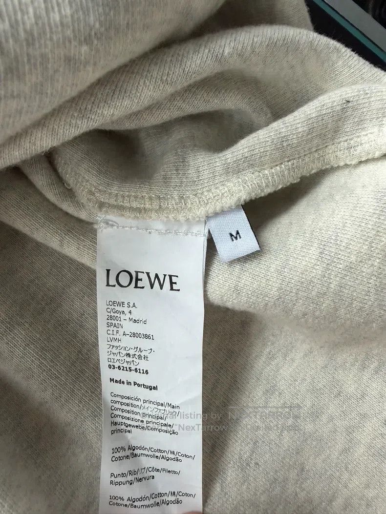 Loewe Loewe Anagram Beige Zip Hoodie Size M / US 6-8 / IT 42-44 - 5 Thumbnail