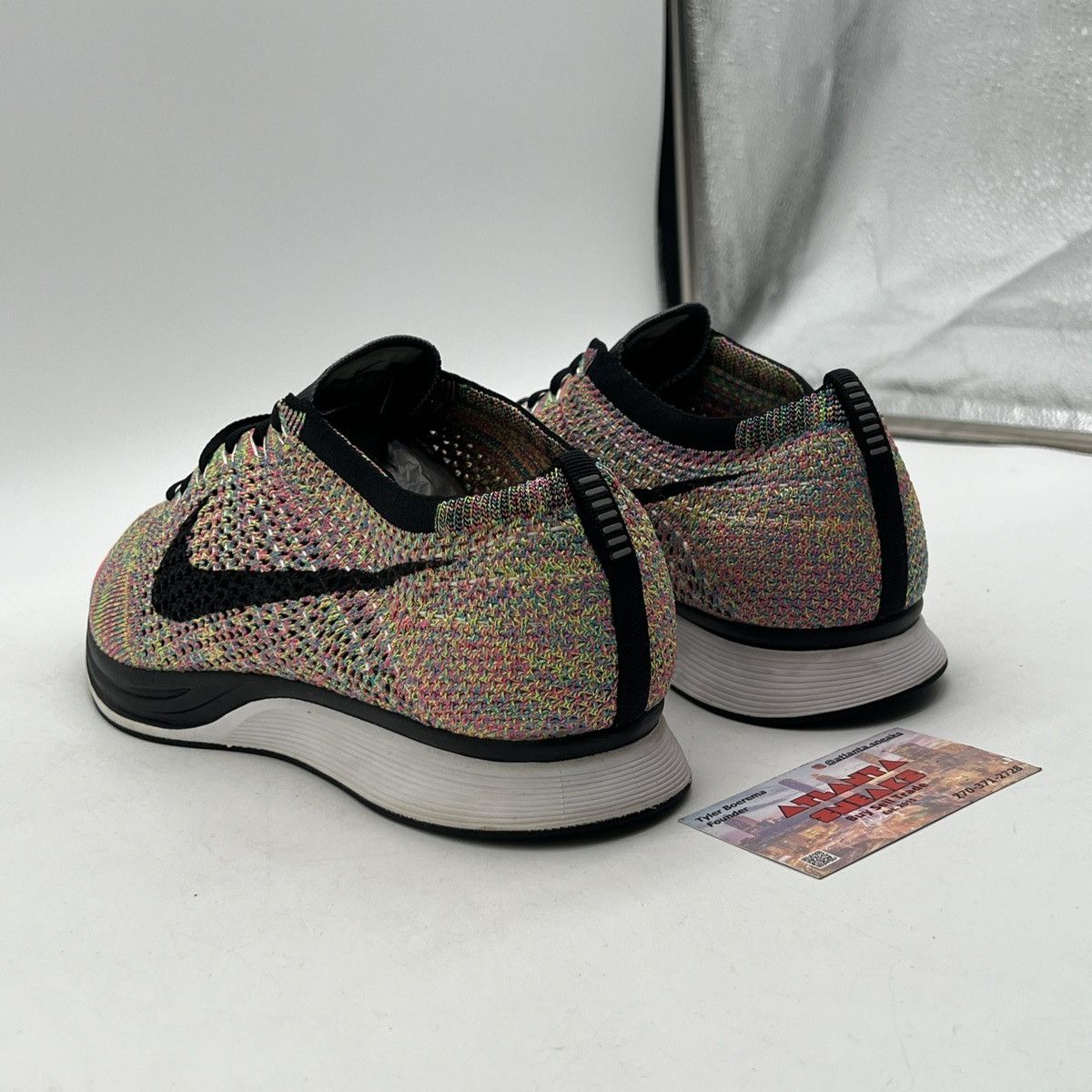 Nike Flynit racer multicolor Size US 13 / EU 46 - 4 Thumbnail
