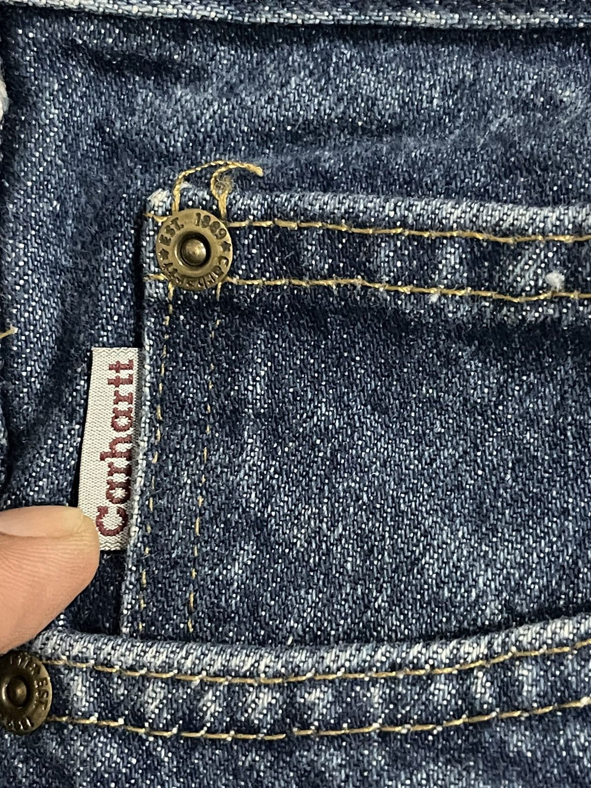 Carhartt Carhartt Mens Denim Blue Jeans Size US 38 / EU 54 - 9 Thumbnail