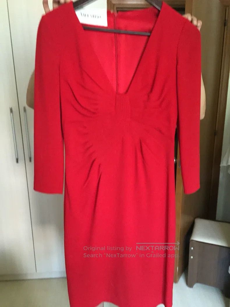 Valentino Valentino Red dress skirt Size S / US 4 / IT 40 - 1 Thumbnail