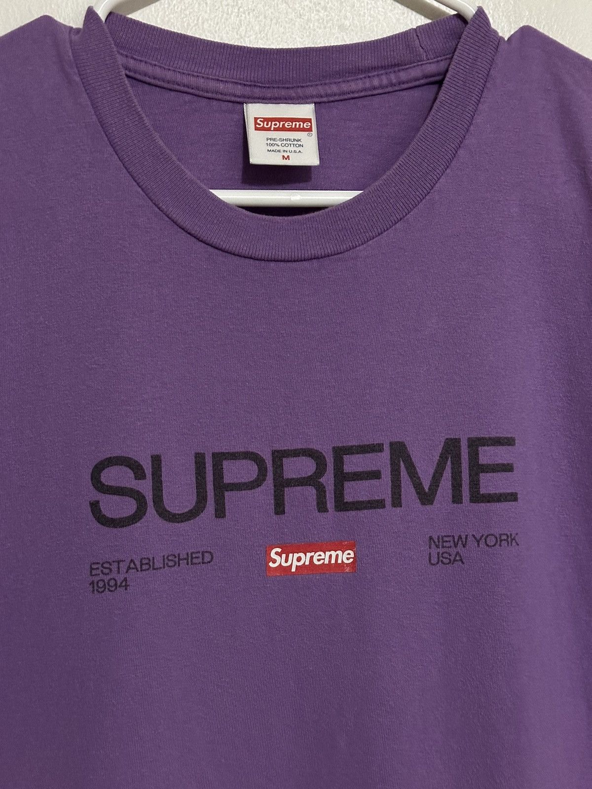 Supreme Supreme Est. 1994 Tee Size US M / EU 48-50 / 2 - 2 Thumbnail
