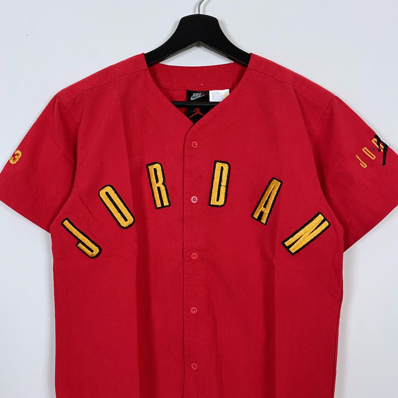 Vintage VINTAGE 1990s NIKE JORDAN BASEBALL JERSEY Size M / US 6-8 / IT 42-44 - 3 Thumbnail