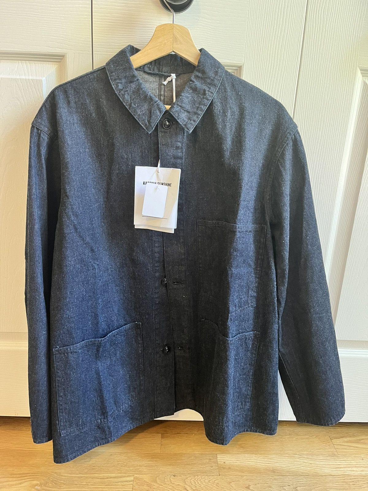 Kaptain Sunshine coverall jacket denim indigo