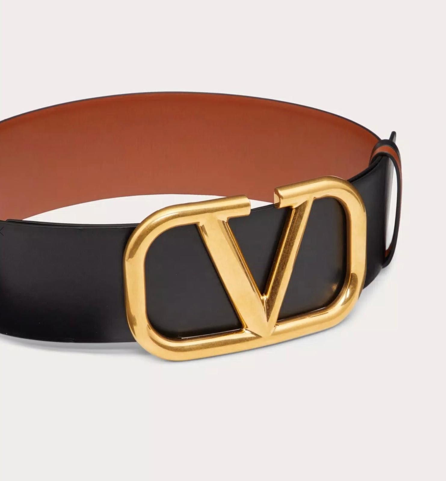 Designer Valentino Reversible Vlogo Signature Belt size 85 Size ONE SIZE - 2 Thumbnail