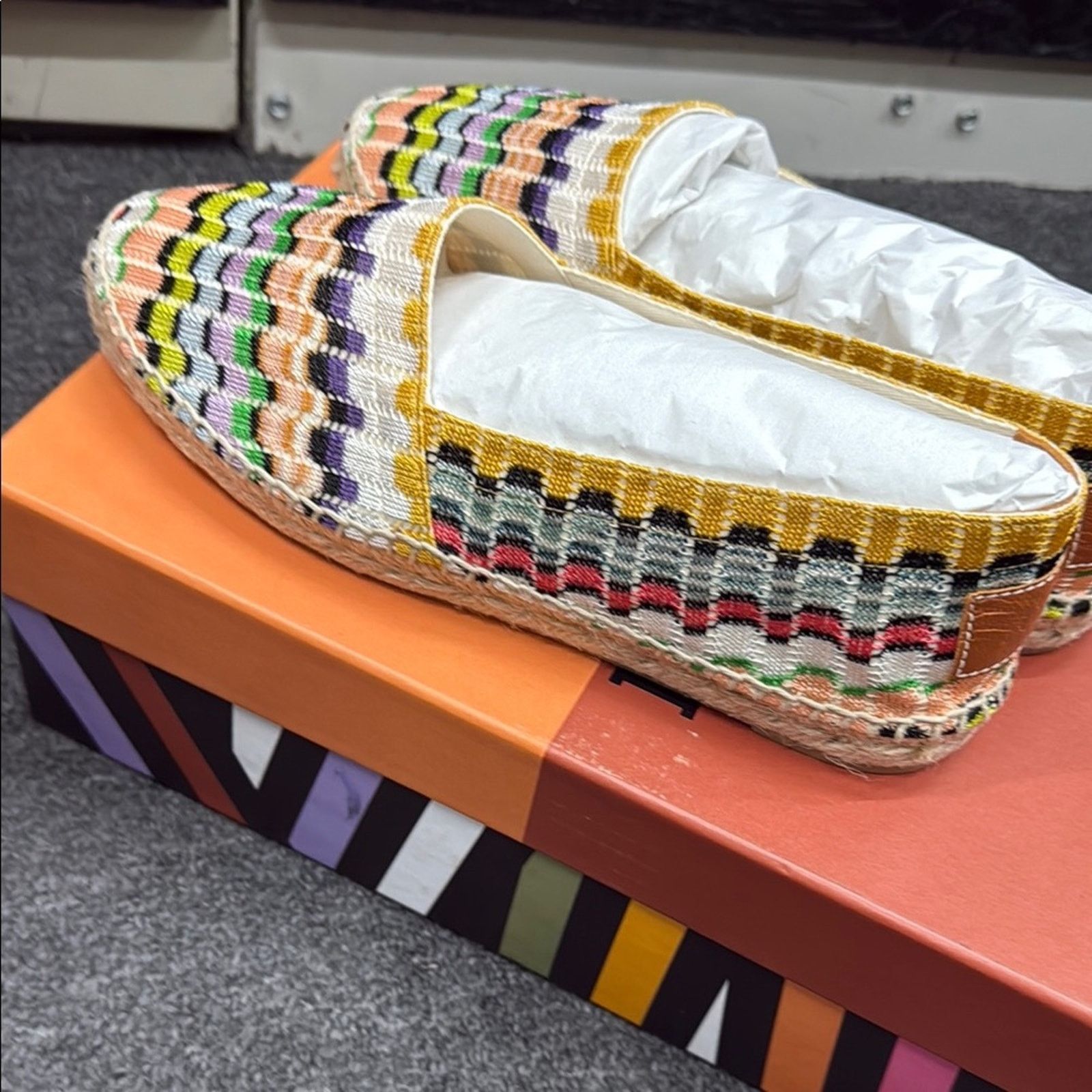 Missoni NWT Missoni Colorful Women's Espadrille sneakers Siz 38 US 8 Size US 8 / IT 38 - 5 Thumbnail