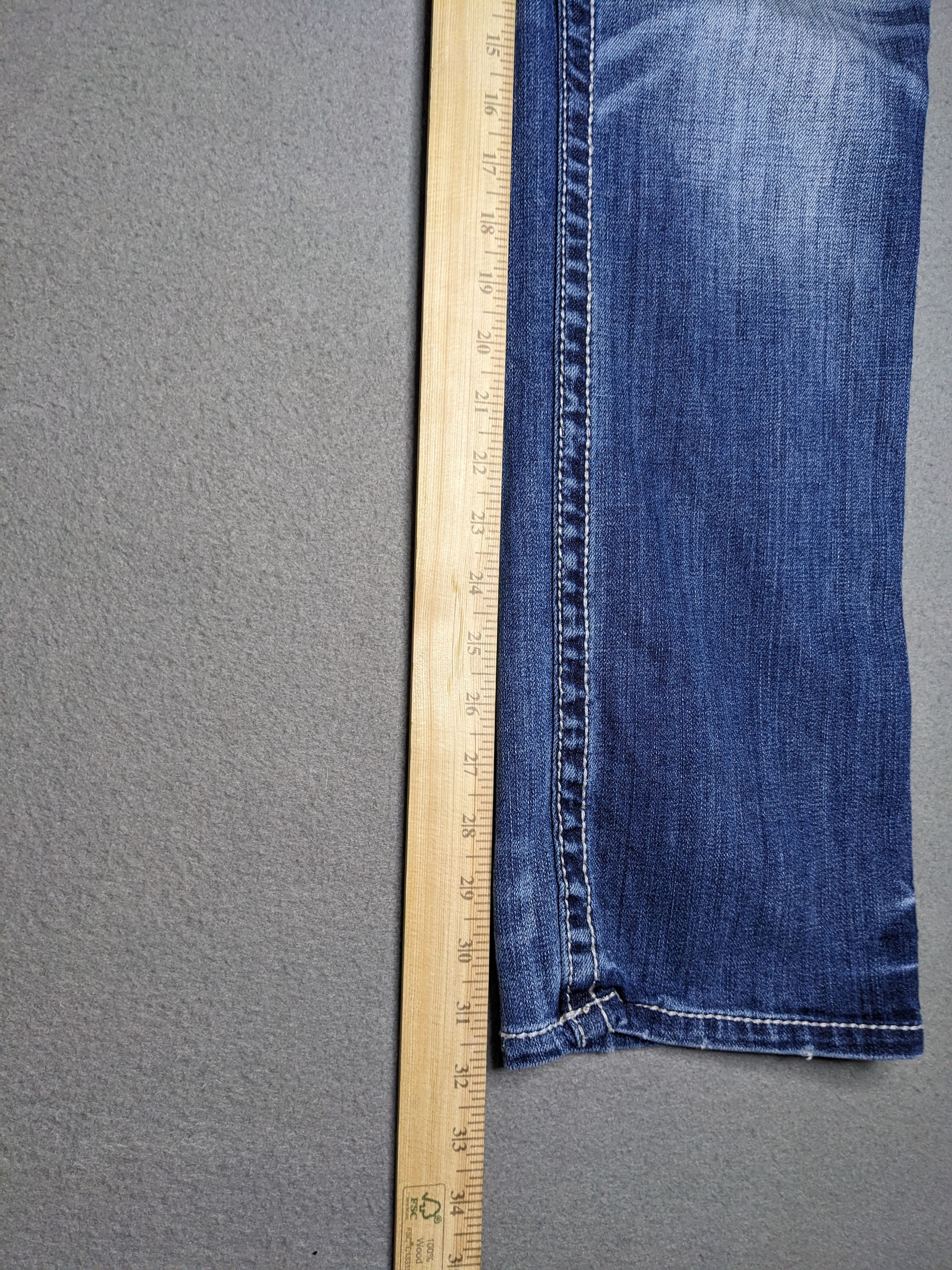 Buckle Black Buckle BKE Jake Straight Jeans 32x32 Denim Thick Stitch Size US 32 / EU 48 - 16 Thumbnail
