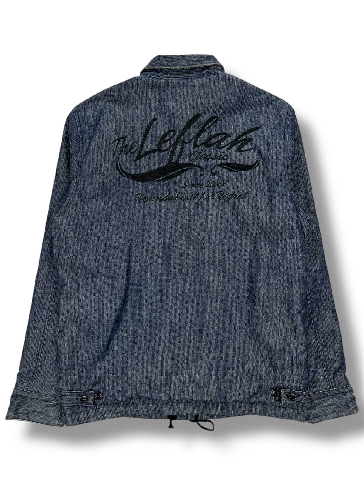 Japanese Brand Leflah Blanket Denim Jacket Size US XL / EU 56 / 4 - 2 Thumbnail