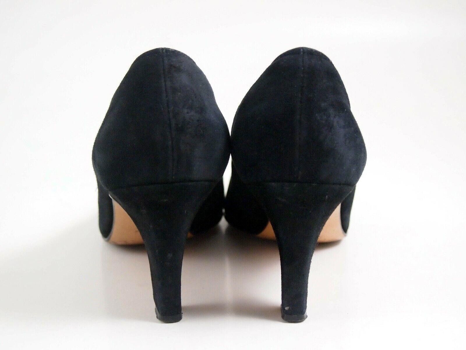 Salvatore Ferragamo Ferragamo Heels Pumps Black Suede Womens US 8 B EU 38 Size US 8 / IT 38 - 7 Thumbnail