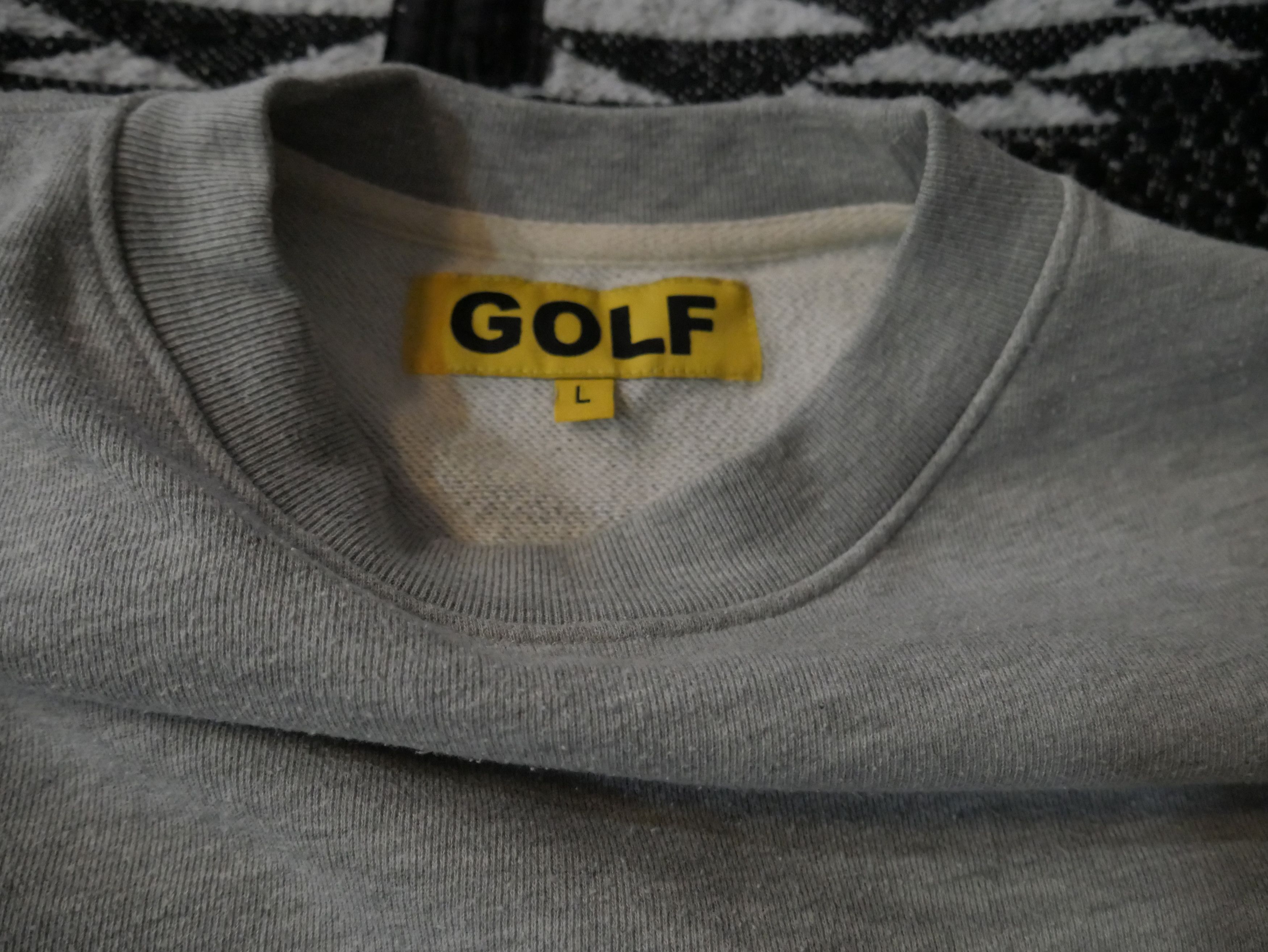 Golf Wang "SFFB" Gray Bee Logo Sweatshirt Size US L / EU 52-54 / 3 - 2 Thumbnail