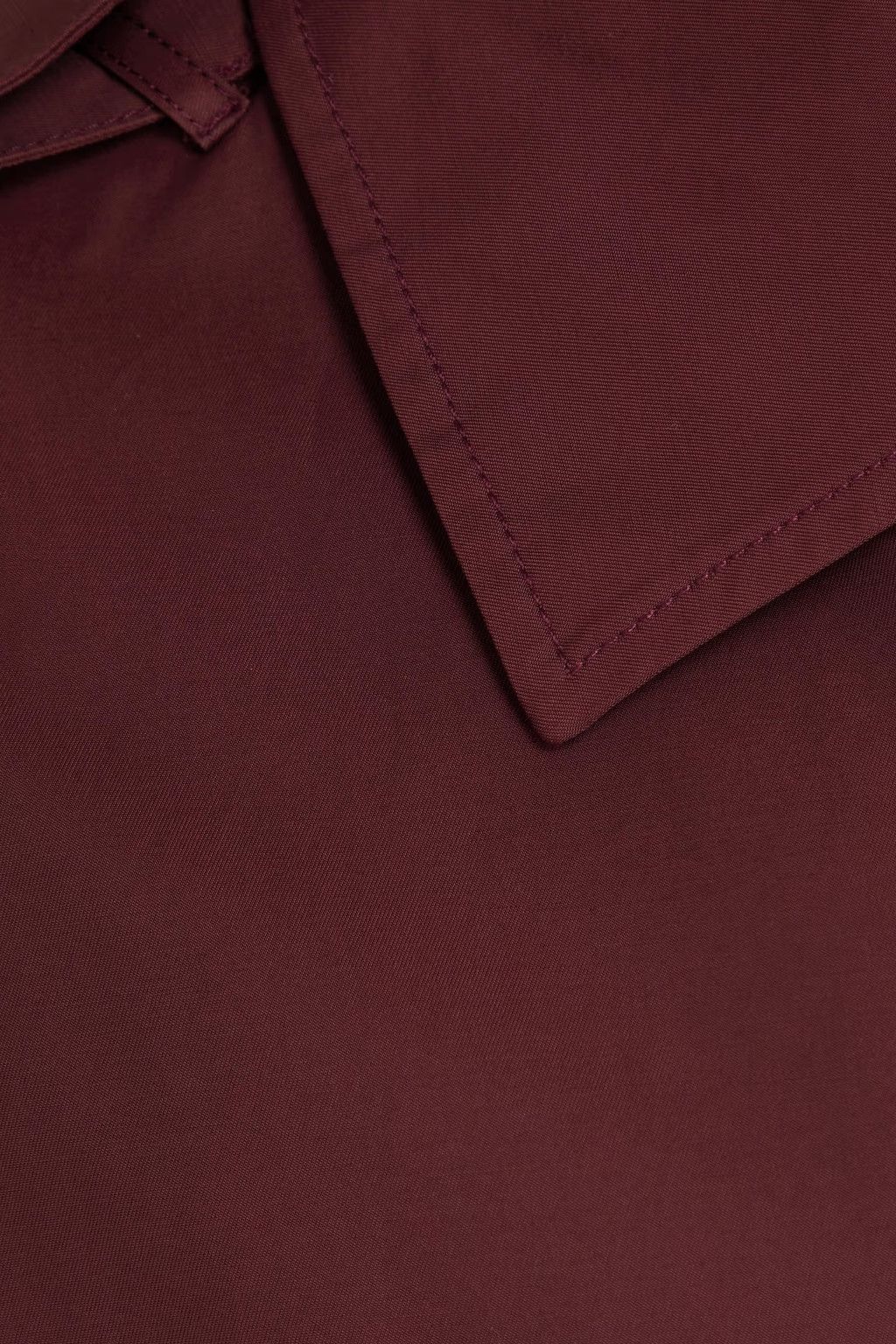 Studio Nicholson Marques cotton-blend twill coat in Merlot Size US M / EU 48-50 / 2 - 3 Thumbnail