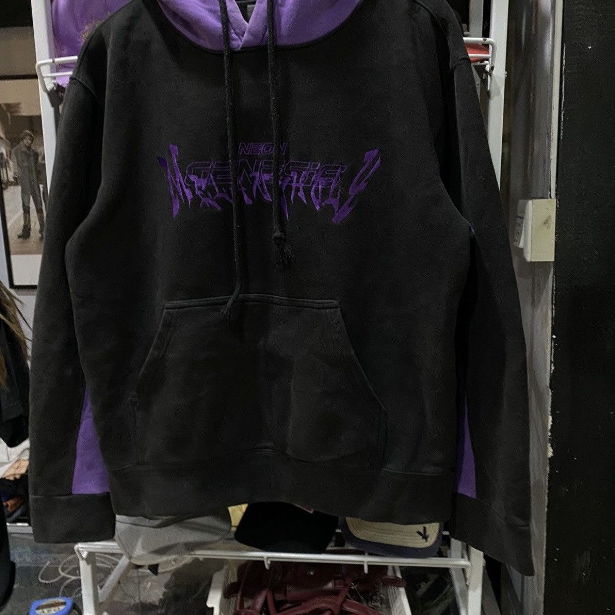 Anime UNGLAYER Neon Genesis Melancholy Two-Tone Anime Hoodie Size US S / EU 44-46 / 1 - 4 Thumbnail