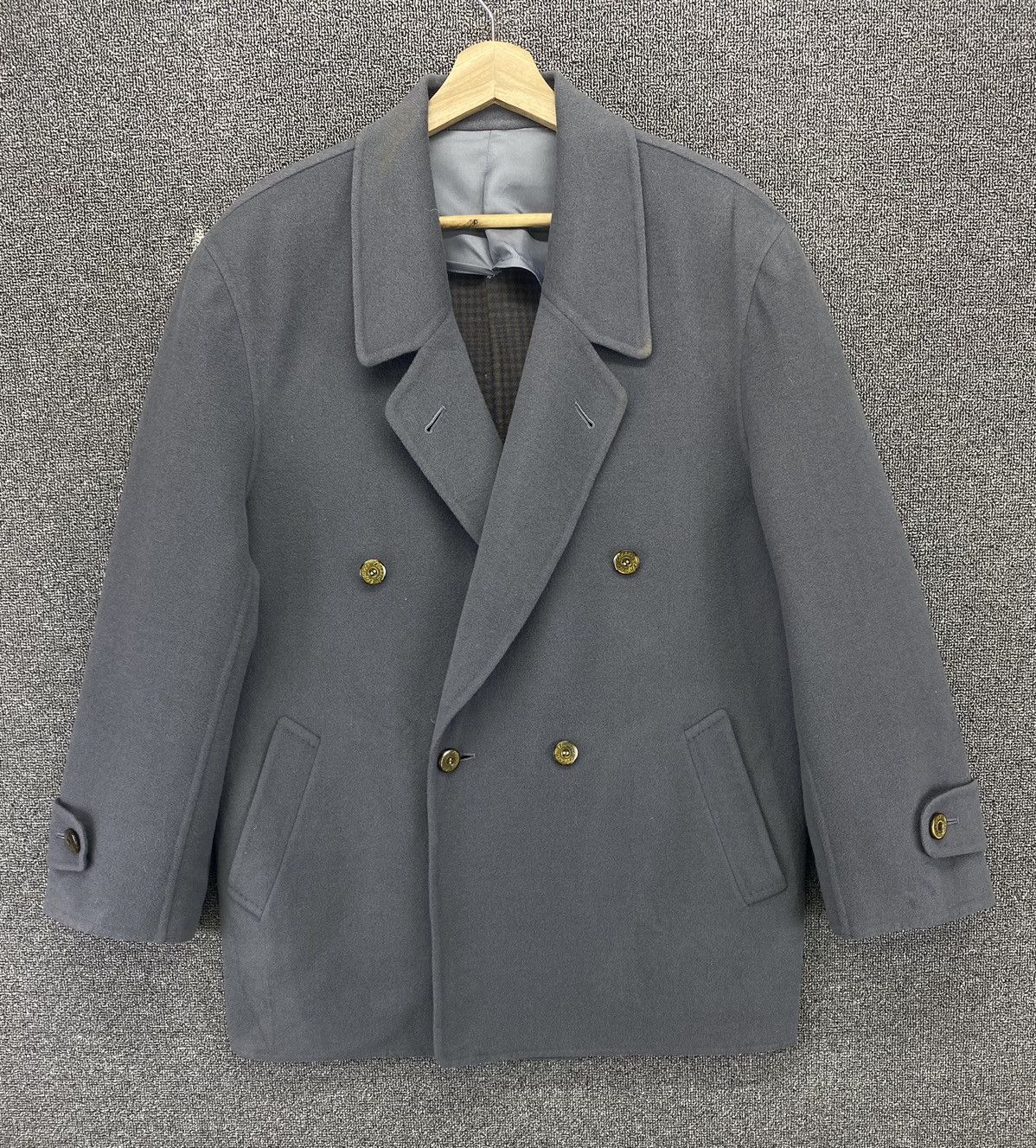 Balmain Vintage Pierre Balmain Wool Coat Jacket Size US M / EU 48-50 / 2 - 1 Thumbnail