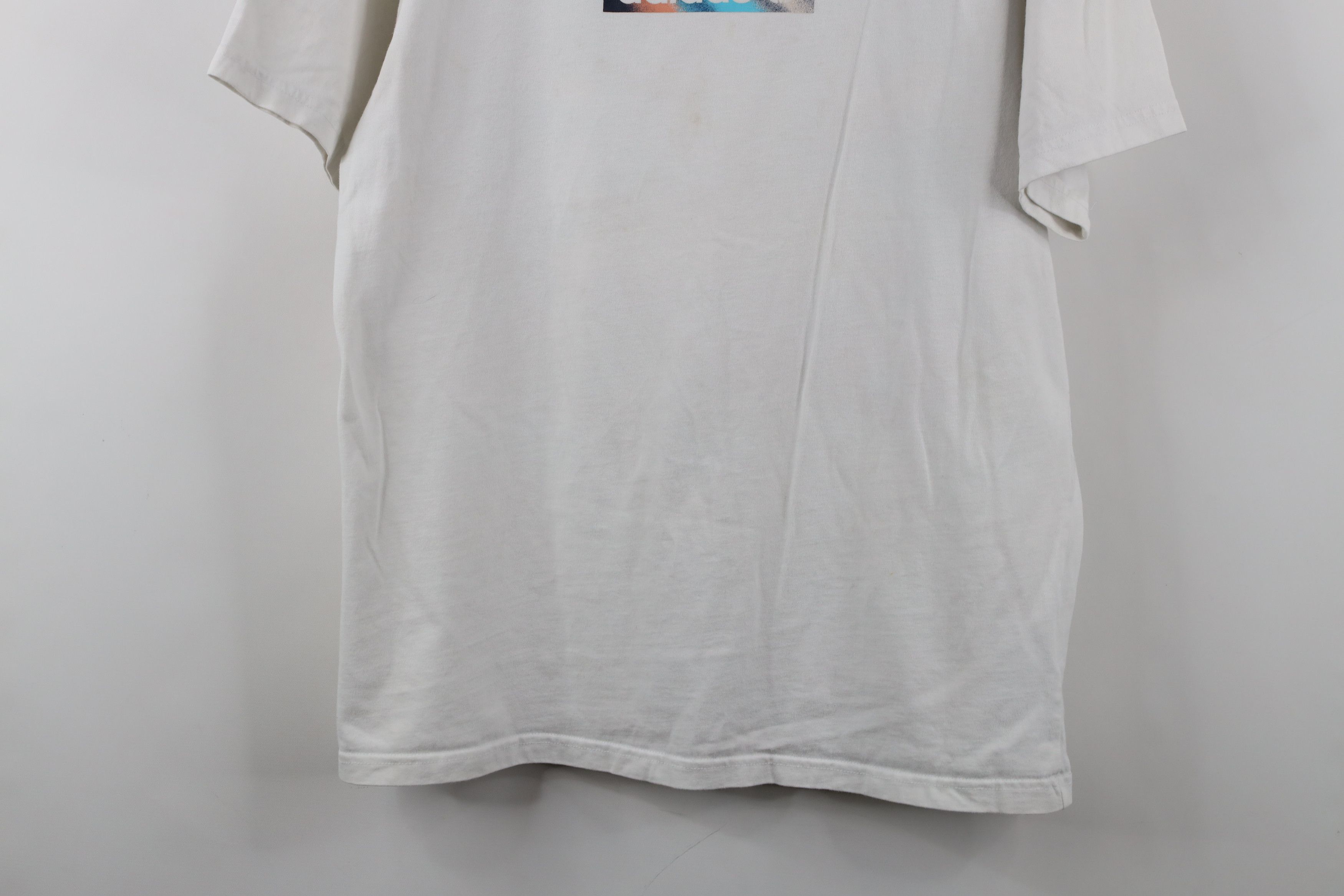 Adidas × Vintage Vintage Y2K Adidas Salvador Dali Style Art T-Shirt White Size US M / EU 48-50 / 2 - 3 Thumbnail