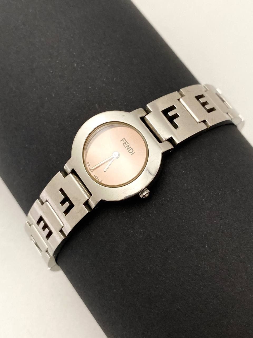 Fendi Fendi Logo Stainless Steel Bracelet Quartz Wrist Watch Y2K Size ONE SIZE - 6 Thumbnail