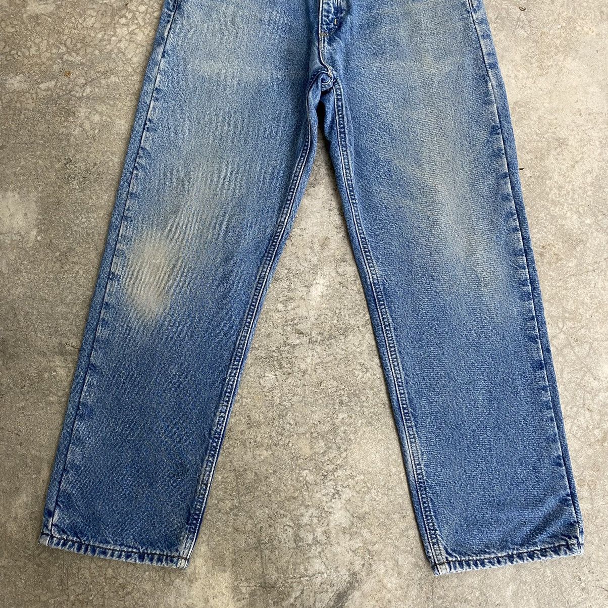 Carhartt Vintage Carhartt Blanket Lined Relaxed Fit Faded Denim Jeans Size US 34 / EU 50 - 4 Thumbnail