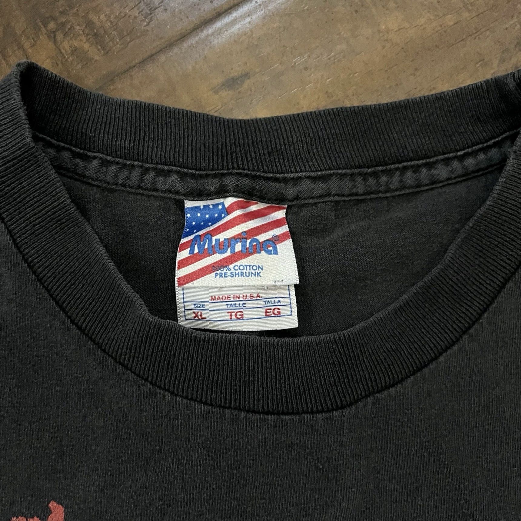 Vintage VINTAGE U2 2005 VERTIGO TOUR T-SHIRT Mens XL Black Bono Y2K Band Murina Graphic Print Sleeveless Crew Neck Cotton Size US XL / EU 56 / 4 - 3 Thumbnail