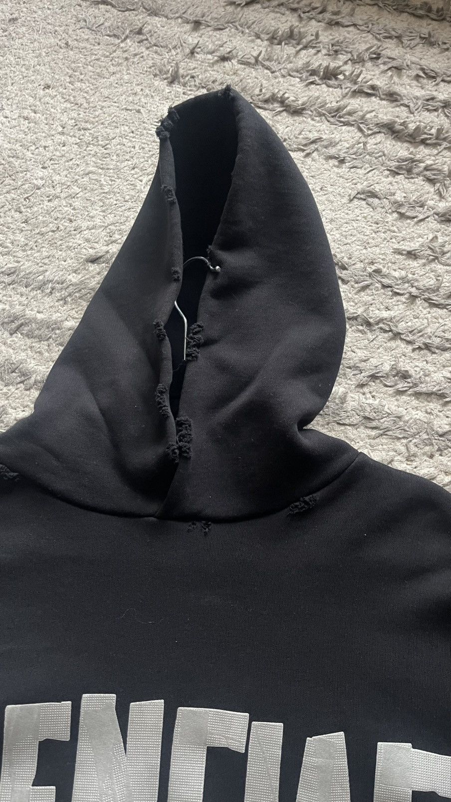 Balenciaga Balenciaga tape hoodie Size US L / EU 52-54 / 3 - 4 Thumbnail