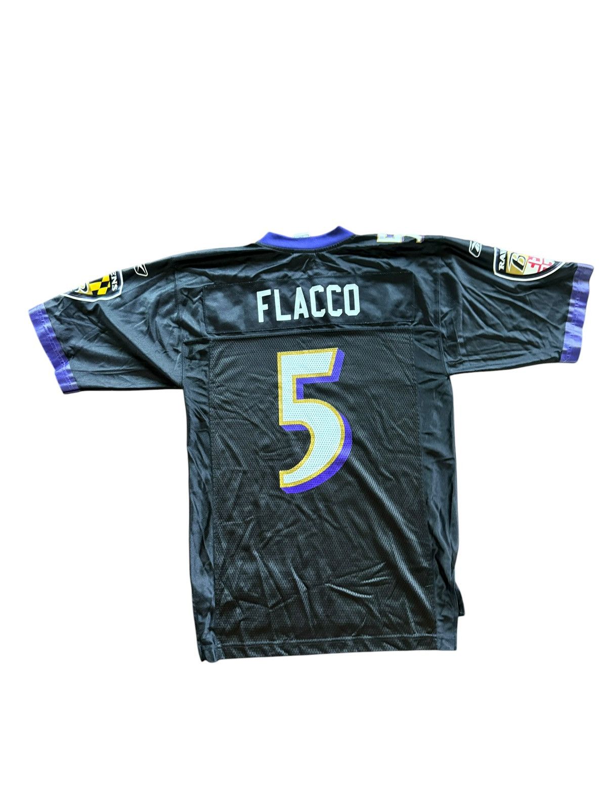 Reebok Baltimore Ravens Reebok Jersey Mens Size Small Black Flacco Size US S / EU 44-46 / 1 - 5 Thumbnail