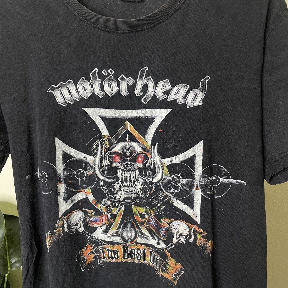 Band Tees × Vintage Vintage 2000s Motorhead Cross Skulls Graphic T Shirt Size US S / EU 44-46 / 1 - 2 Thumbnail