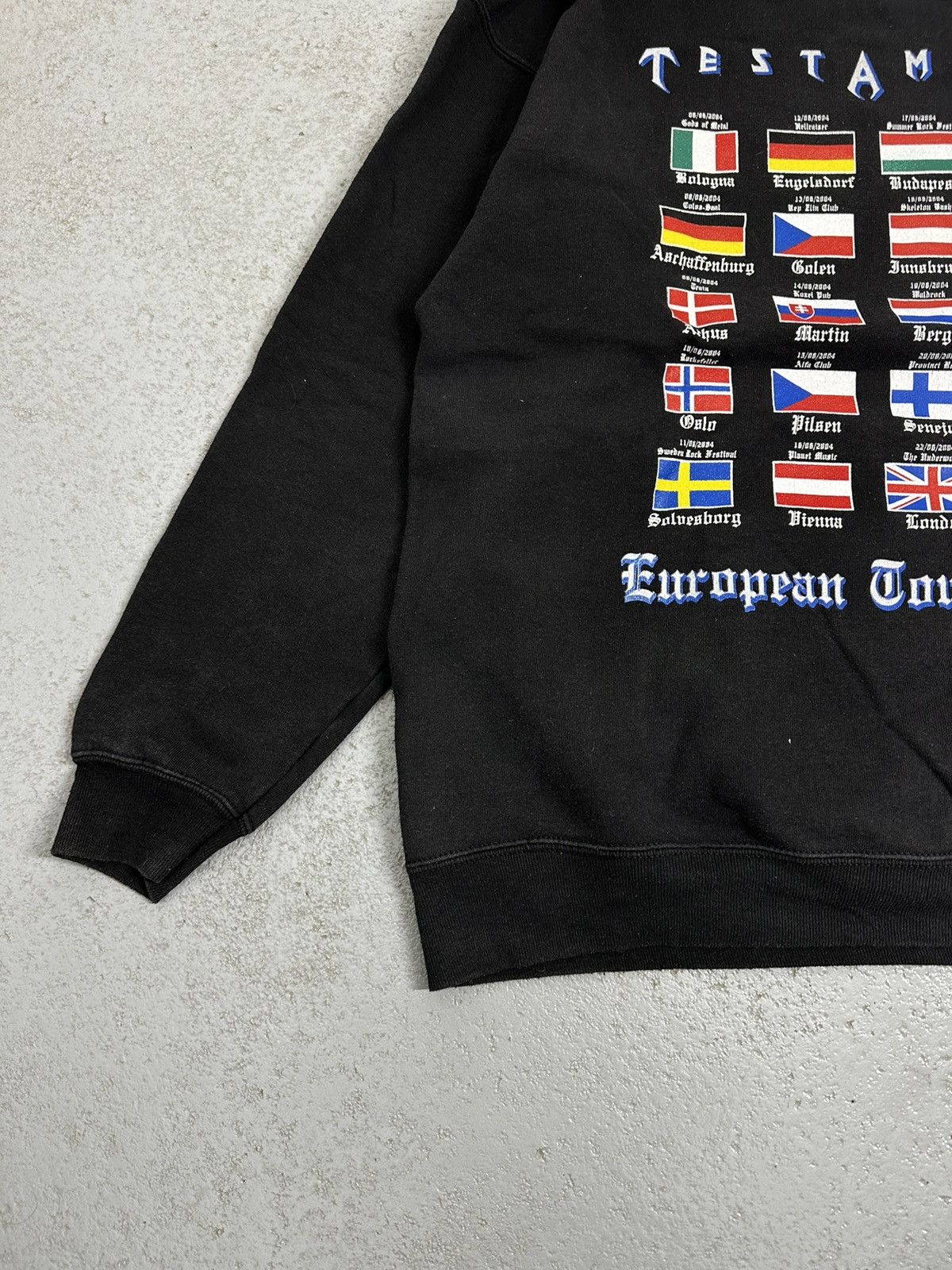 Band Tees Testament 2004 Tour Hoodie Size US XL / EU 56 / 4 - 12 Thumbnail
