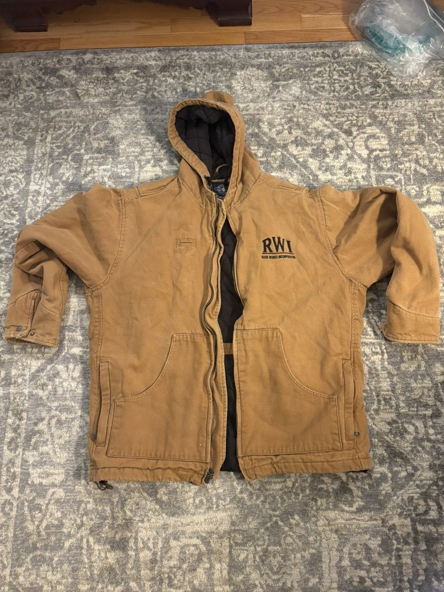 Vintage Beige, Carhartt-Style worker jacket Size US L / EU 52-54 / 3 - 1 Thumbnail