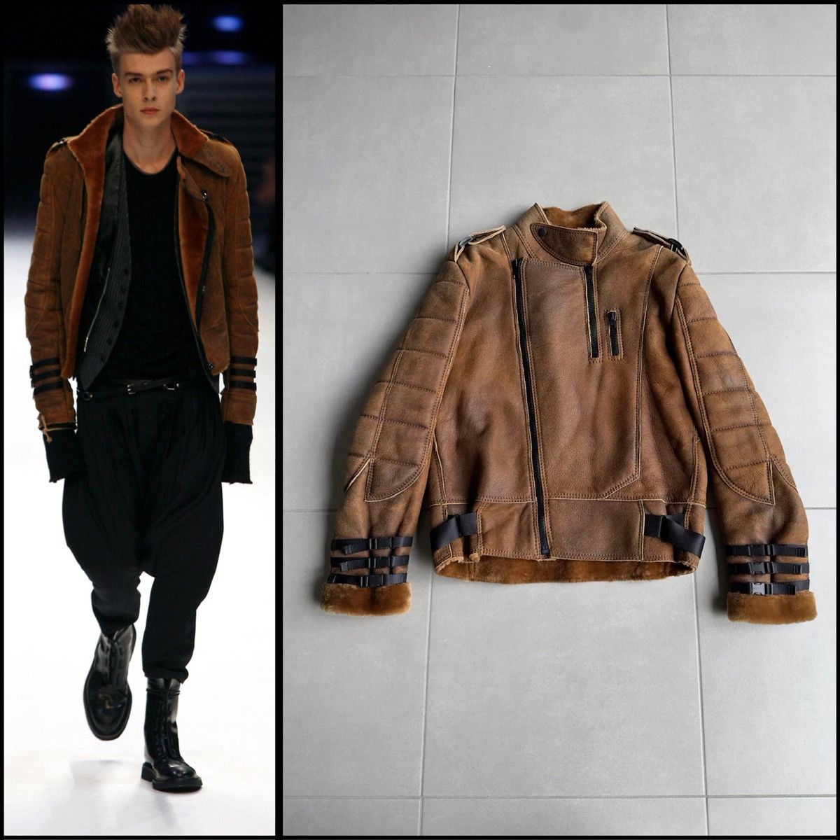 Dior Dior homme AW07 shearling jacket 46 | Grailed