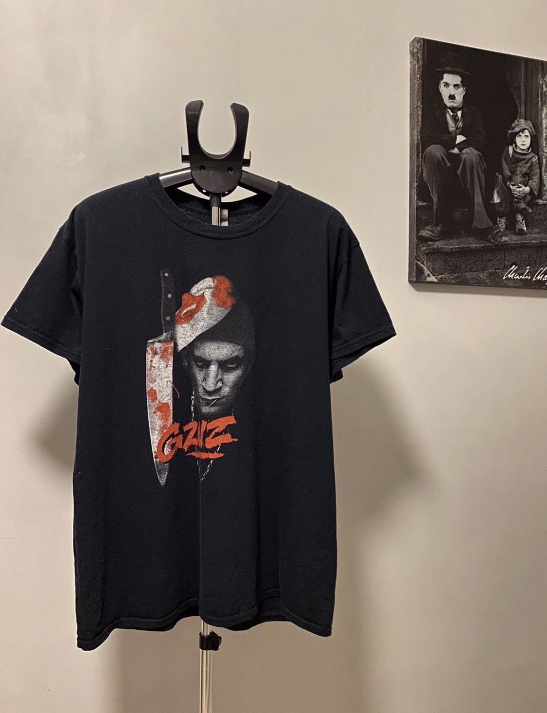 Rap Tees × Vintage Gzuz Vintage Rap T Shirt Size US L / EU 52-54 / 3 - 1 Thumbnail