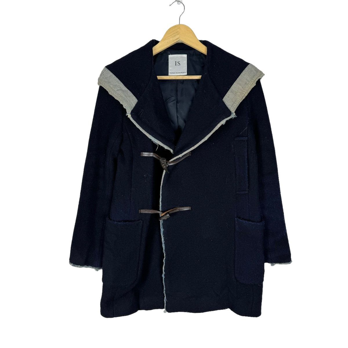 Issey Miyake × Sunao Kuwahara 🔥ISSEY MIYAKE SUNAO KUWAHARA HOODIE DUFFLE JACKET Size M / US 6-8 / IT 42-44 - 1 Thumbnail