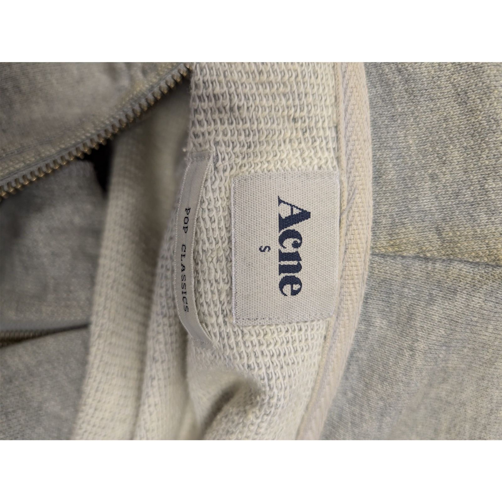 Acne Studios o1rshd1 Acne Full Zip Acne Hoodie in Grey Size US S / EU 44-46 / 1 - 20 Thumbnail