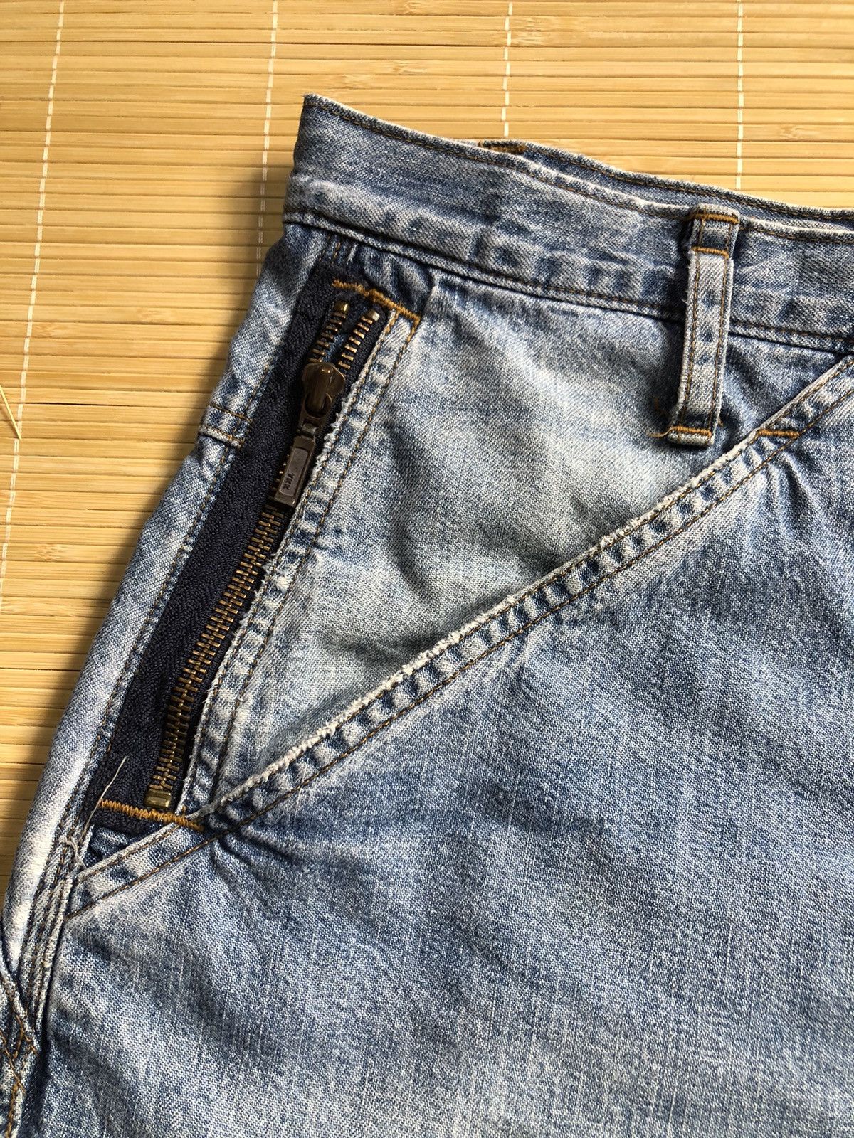 Marithe + Francois Girbaud Vintage Marithé & Francois Girbaud baggy jeans distressed Size US 33 - 7 Thumbnail