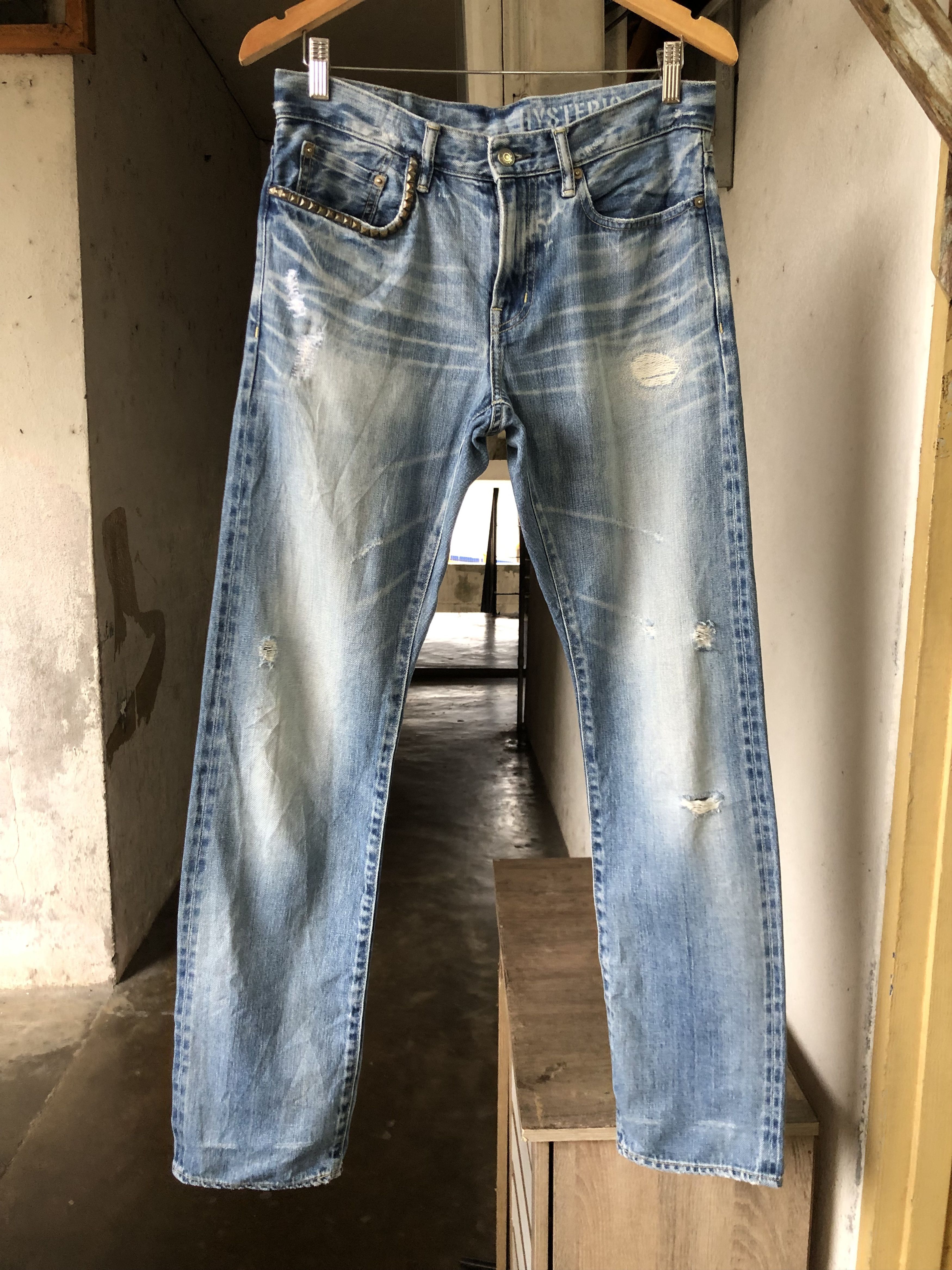 Hysteric Glamour Vintage Hysteric Glamour Selvedge Straight Cut Jeans Size US 30 / EU 46 - 1 Thumbnail