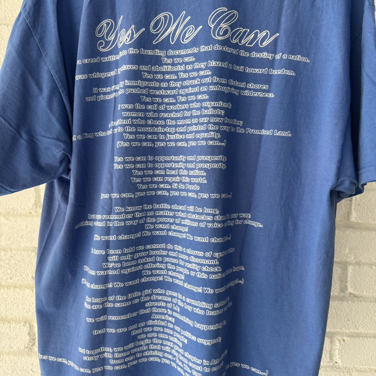 Vintage Barack Obama Tee Size US XL / EU 56 / 4 - 4 Thumbnail