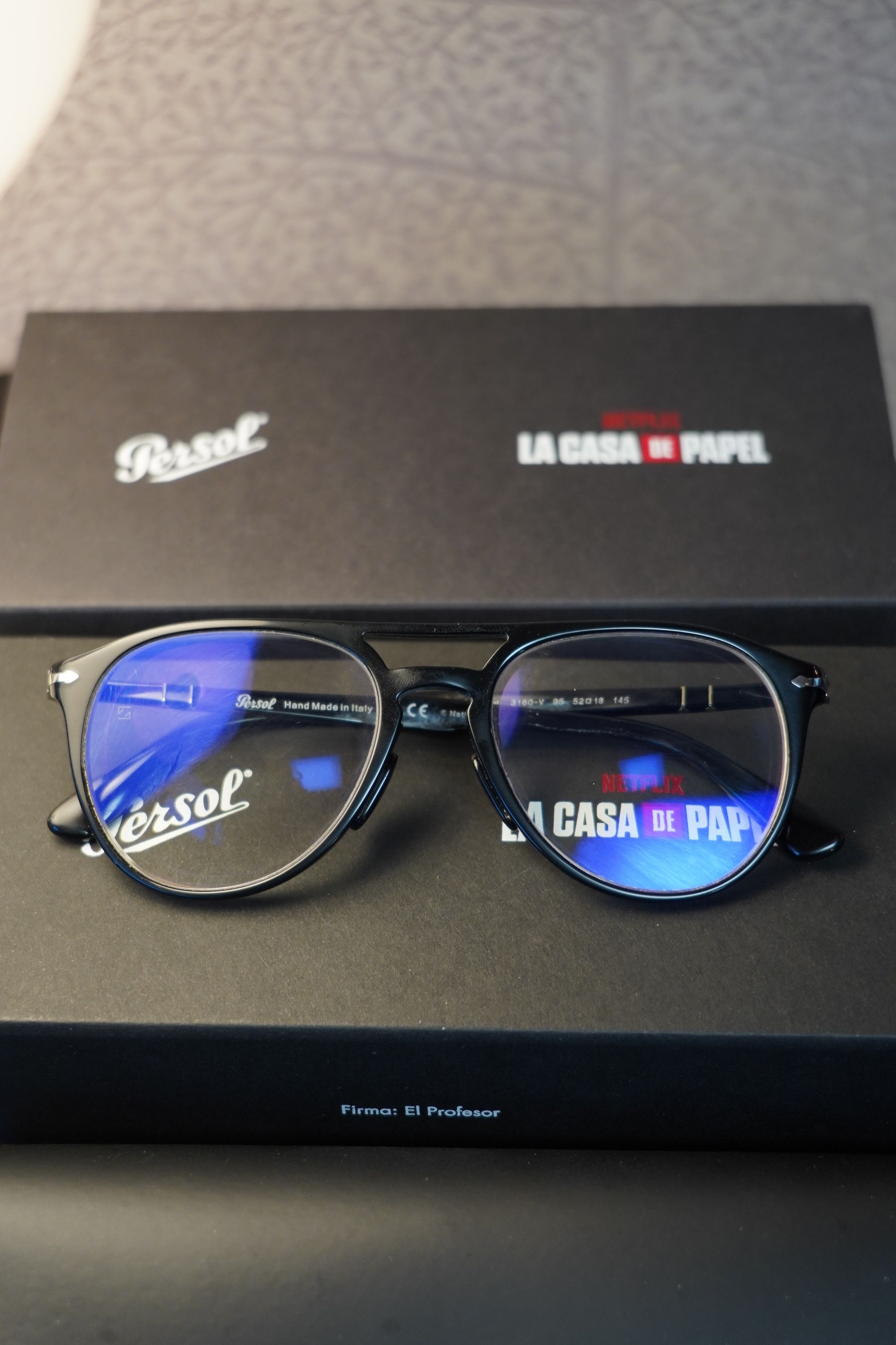 Persol Persol x La Casa de Papel El Profesor Glasses / PO3160-V Size ONE SIZE - 2 Thumbnail