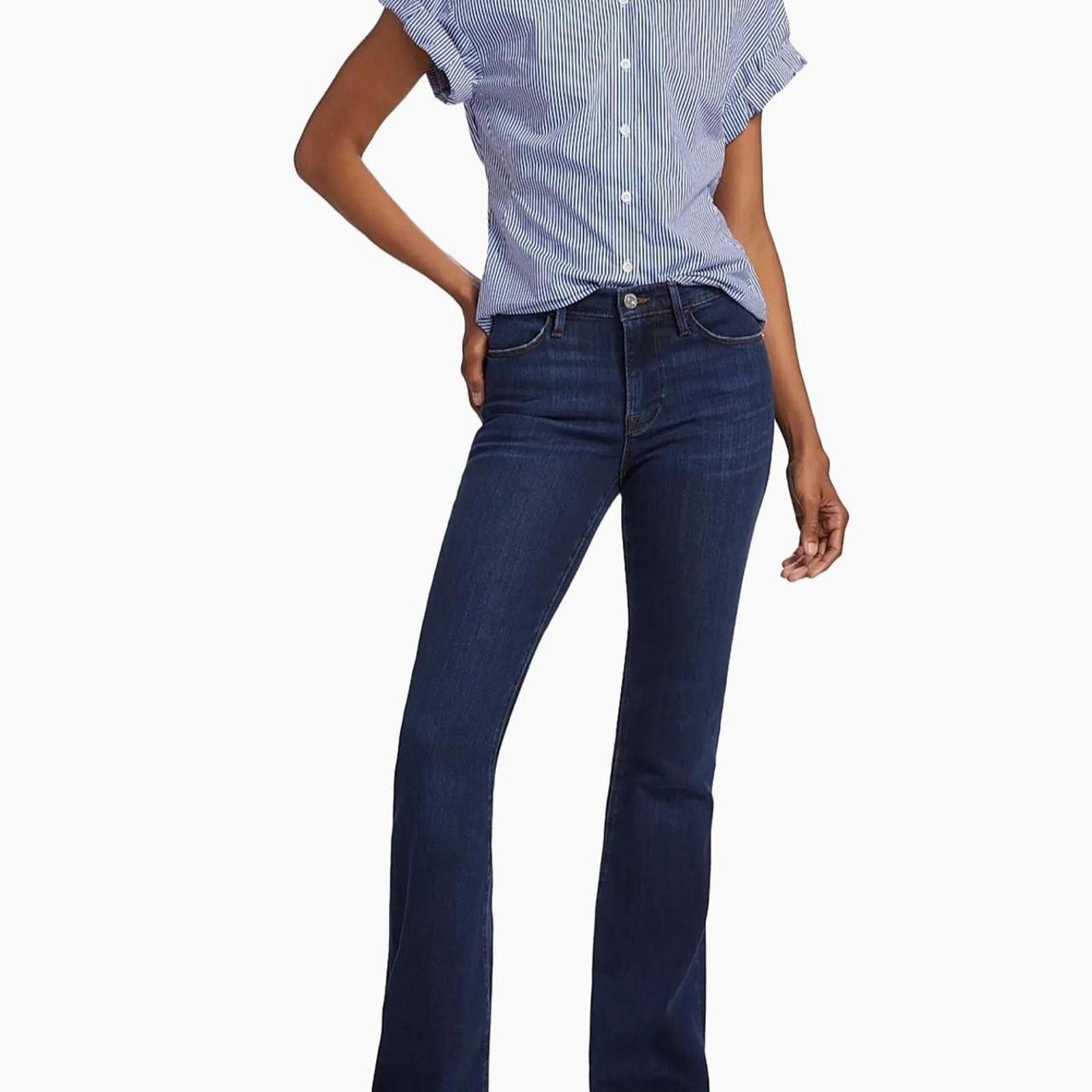 Frame Frame Le High Flare Jeans Size 25" / US 0 / IT 36 - 1 Thumbnail