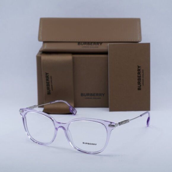 Burberry Burberry BE2391 4095 Eyeglasses Transparent 51mm Frame Size ONE SIZE - 9 Thumbnail