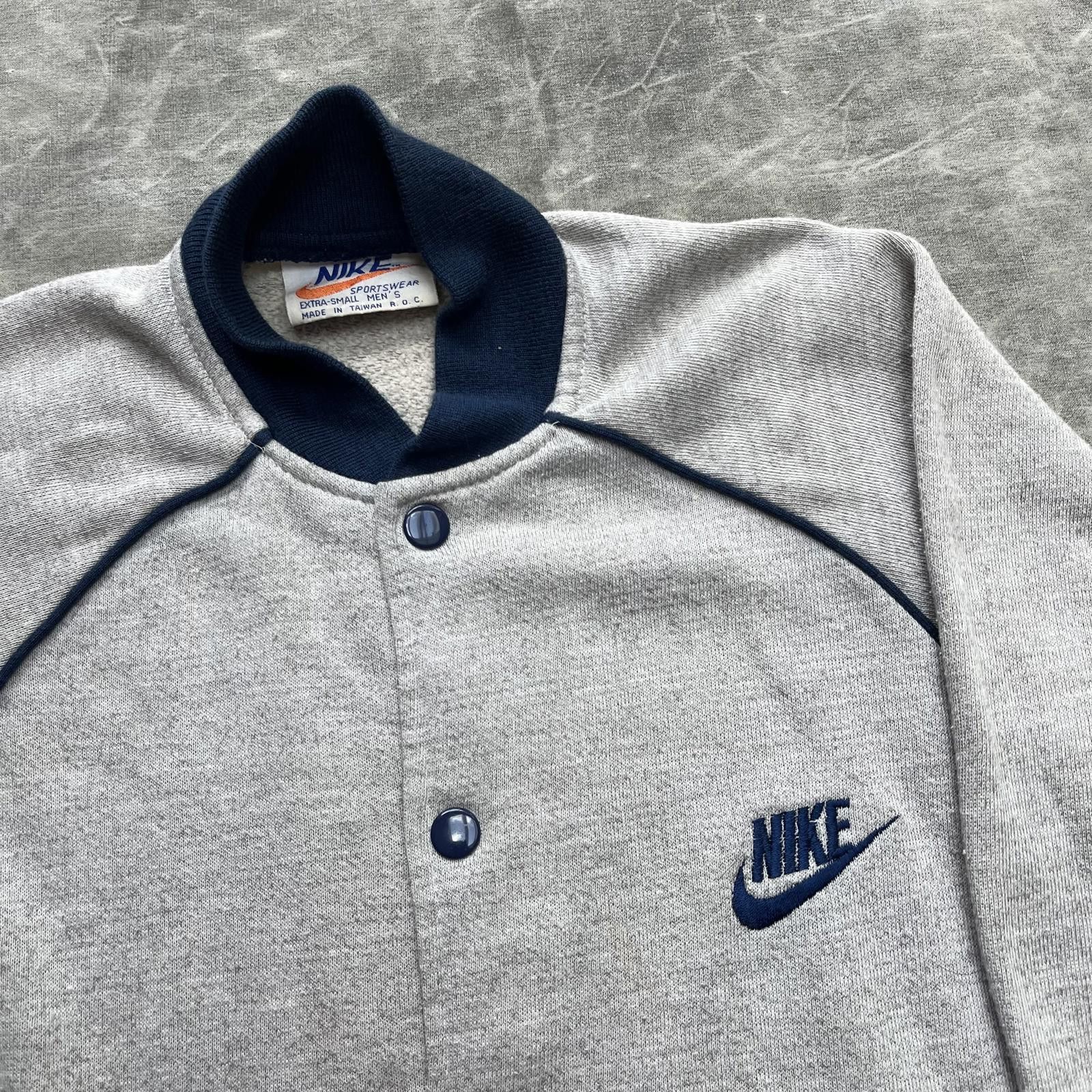 Nike × Vintage Vintage 1970s Nike Sportswear Snap Button Jacket Size US XS / EU 42 / 0 - 2 Thumbnail